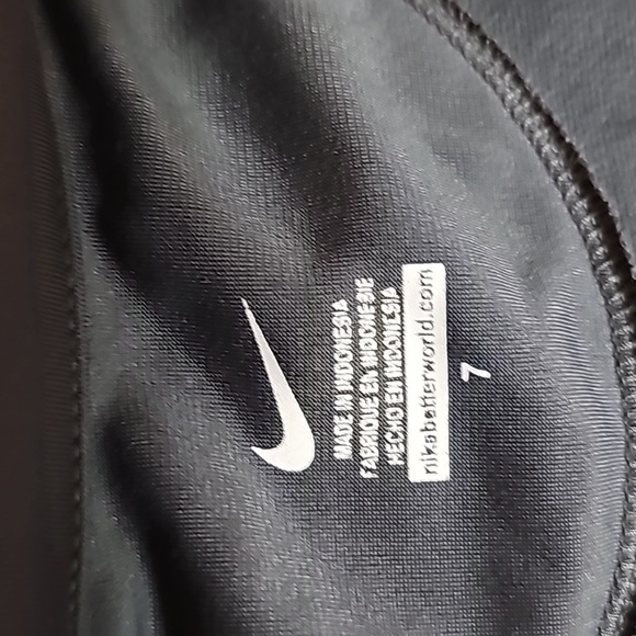 Nike Boys Size 7 Gray Orange Long Sleeve Zippered Track Jacket Used - Picture 9 of 14